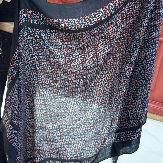 CHANEL 25S SCARF 200 IN CASHMERE 728979