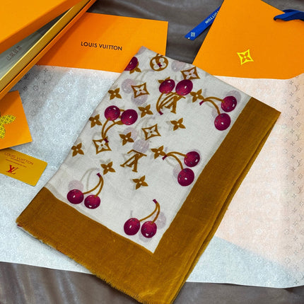LV SCARF 200 CM IN CASHMERE 728983