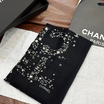CHANEL 25S SCARF 200 IN CASHMERE 728986