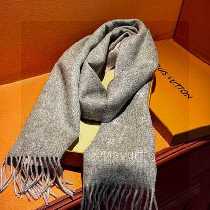 LV SCARF 180 CM IN CASHMERE 730571