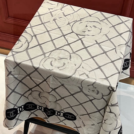 CHANEL 25S SCARF 110 IN CASHMERE SILK 730602