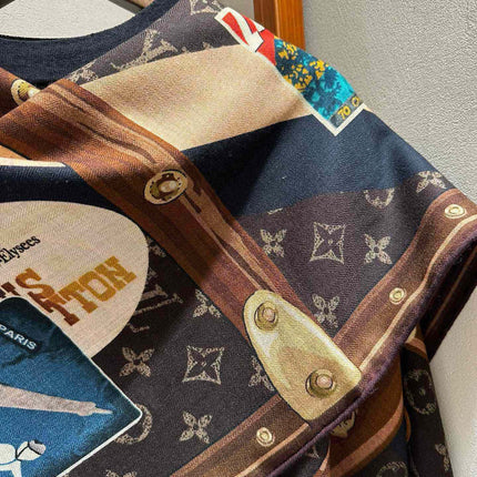 LV SCARF 140 CM IN SILK 732100