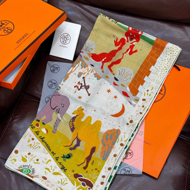 HERMES 25S SCARF 140 IN SILK 733913