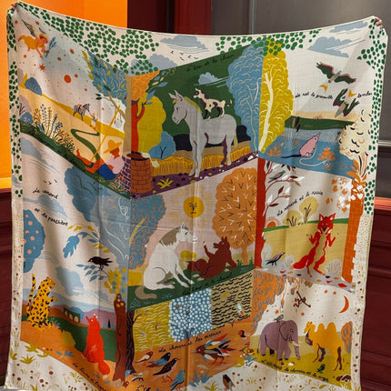 HERMES 25S SCARF 140 IN SILK 733913
