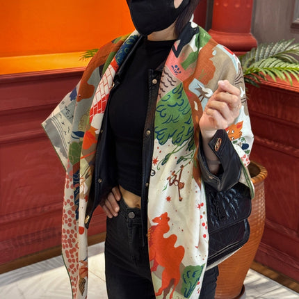 HERMES 25S SCARF 140 IN SILK 733914
