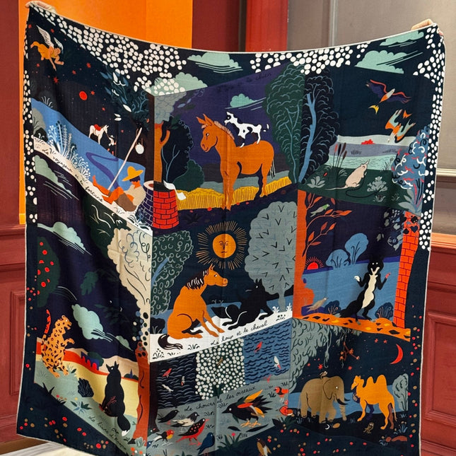 HERMES 25S SCARF 140 IN SILK 733916