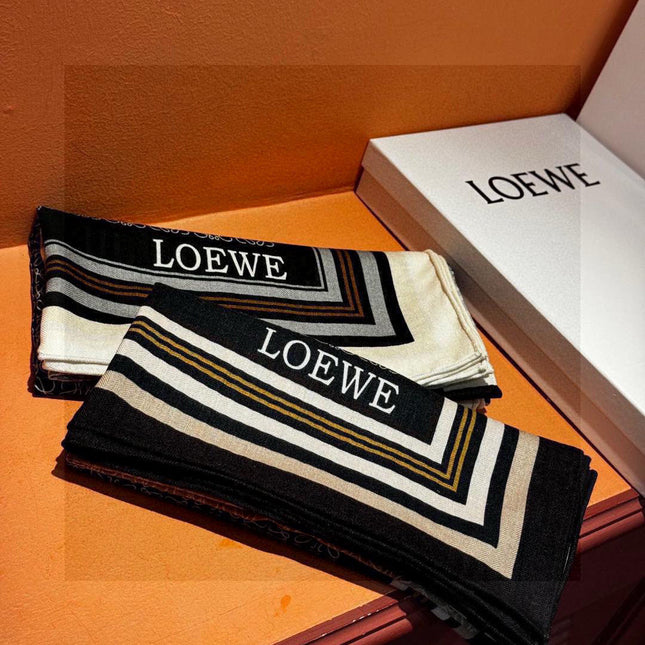 LOEWE 25S SCARF 140 IN CASHMERE SILK 738549