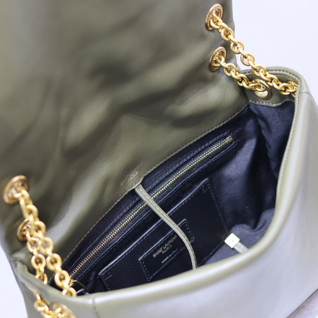 YSL 25S JAMIE 25 IN LIGHT MUSK LAMBSKIN GOLD HARDWRE