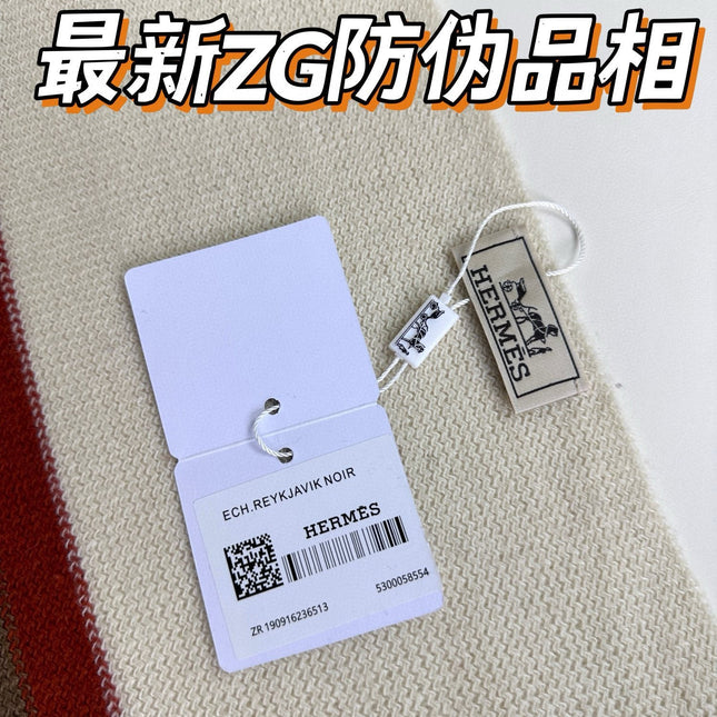 SCARF 180 CM IN WHITE MIX RED CASHMERE 356237