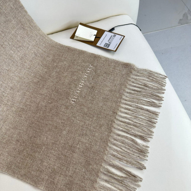 SCARF 180 CM IN TAN BROWN CASHMERE 398417