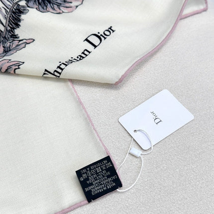 SQUARE SCARF 140 CM IN COLORFUL CASHMERE AND SILK 403837