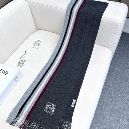 SCARF 180 CM IN DARK GRAY CASHMERE 410156