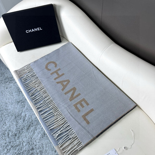 CHANEL 25S SCARF 180 IN CASHMERE 724825