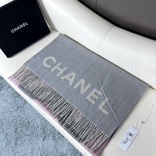 CHANEL 25S SCARF 180 IN CASHMERE 724826