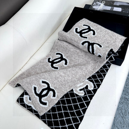 CHANEL 25S SCARF 185 IN CASHMERE 721525