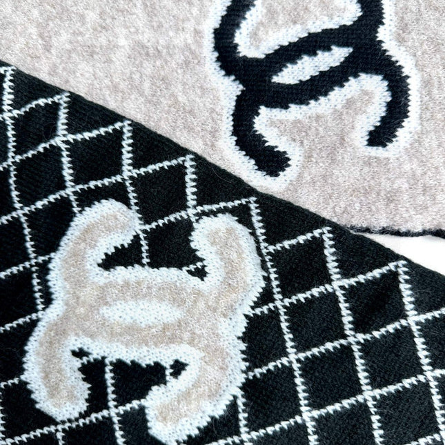 CHANEL 25S SCARF 185 IN CASHMERE 721525