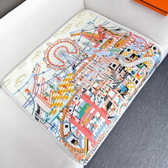 HERMES 25S SCARF 90 IN SILK 730636