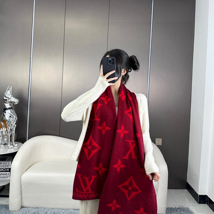 LV SCARF 180 CM IN CASHMERE 700780