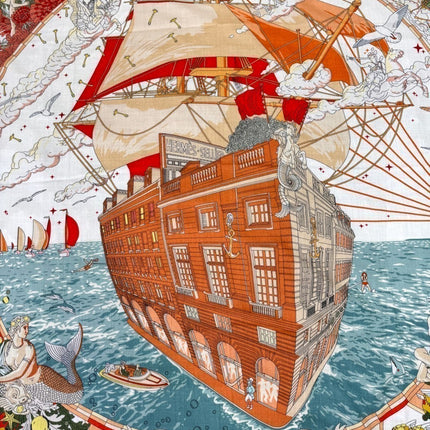 HERMES 25S SCARF 135 IN SILK AND CASHMERE 735831