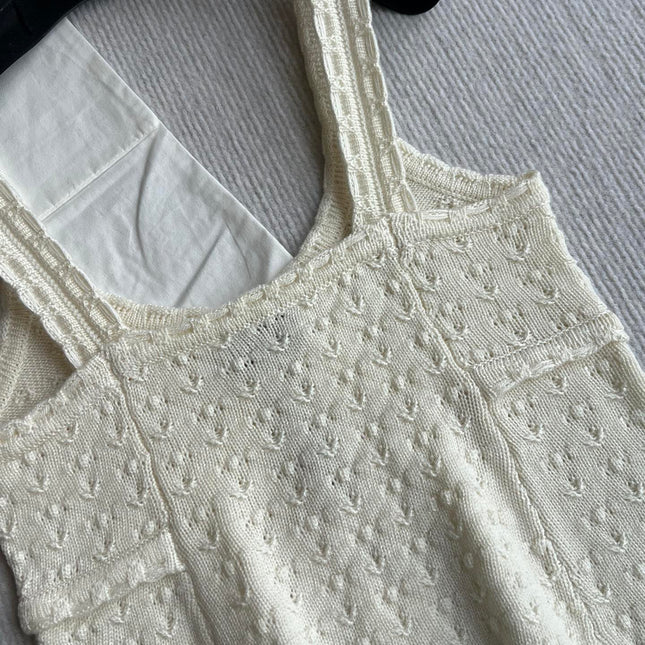 Chanel 25P Camisole Beige Cashmere 220192