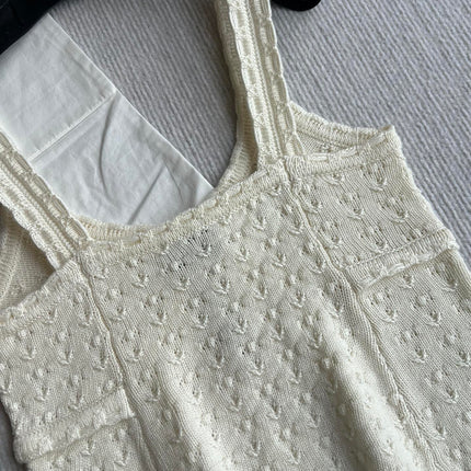 Chanel 25P Camisole Beige Cashmere 220192