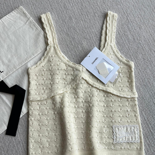 Chanel 25P Camisole Beige Cashmere 220192