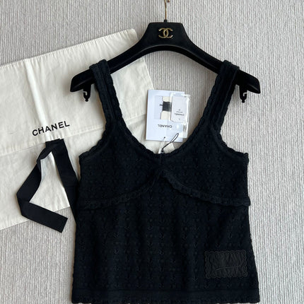 Chanel 25P Camisole Black Cashmere 220191