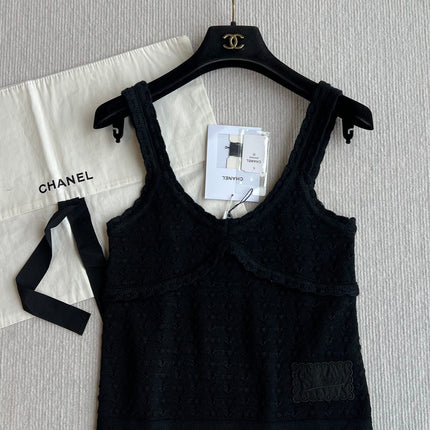 Chanel 25P Camisole Black Cashmere 220191
