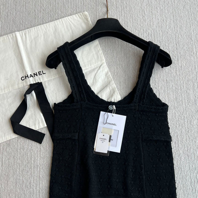 Chanel 25P Camisole Black Cashmere 220191