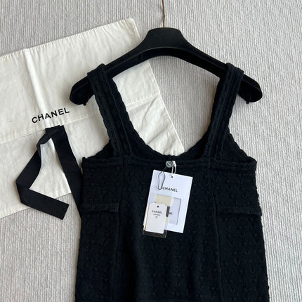 Chanel 25P Camisole Black Cashmere 220191