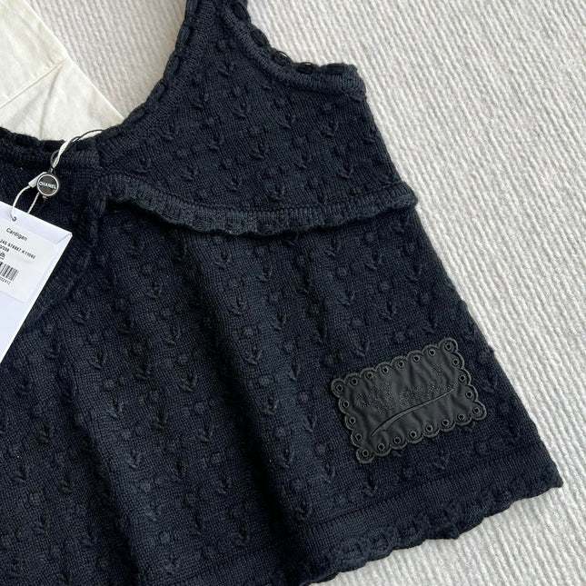 Chanel 25P Camisole Black Cashmere 220191