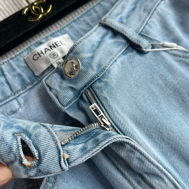 CC 25 Diamond Jeans Blue Denim Cotton