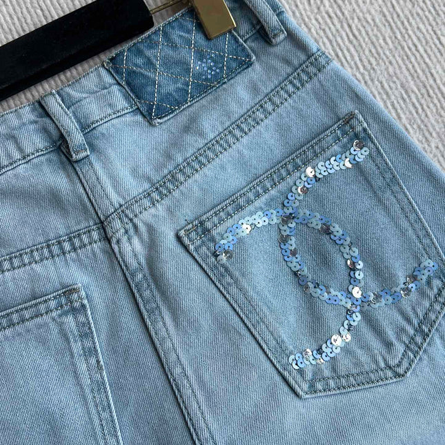 CC 25 Diamond Jeans Blue Denim Cotton