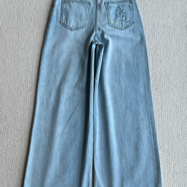 CC 25 Diamond Jeans Blue Denim Cotton