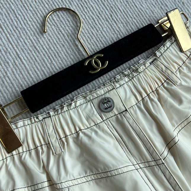 CHANEL BEIGE CASUAL PANTS 269664