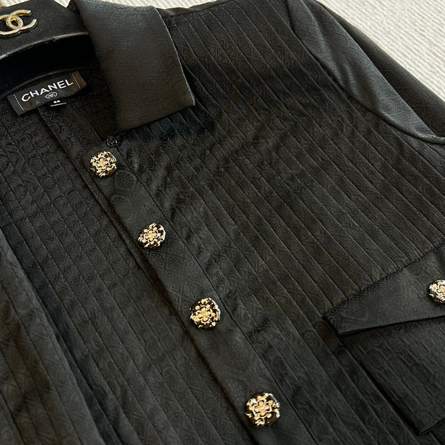 CHANEL PLEATED SHIRT STYLE 31