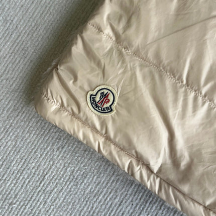 MONCLER 25S DOWN VEST IN LIGHT PINK 044