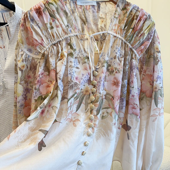 Zimmermann Blouse 25 Linen Silk 027