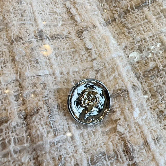 CC 2025 Vest Beige Apricot Tweed Fabric