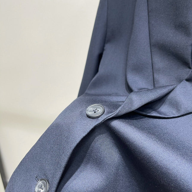 MIUMIU NAVY CHECKED SUIT 224381