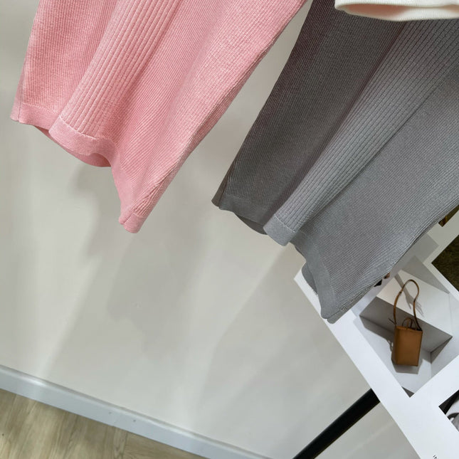 CHANEL SHORT-SLEEVE KNIT SWEATER 259270