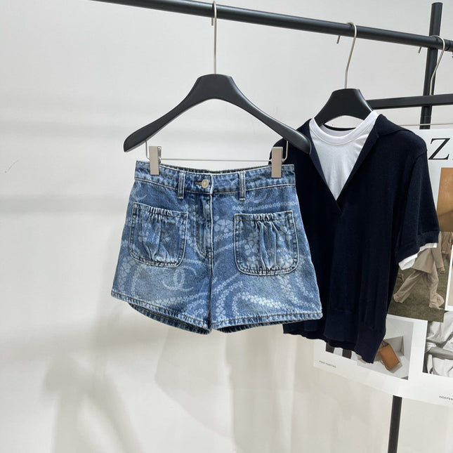 CHANEL DENIM SHORTS 273103