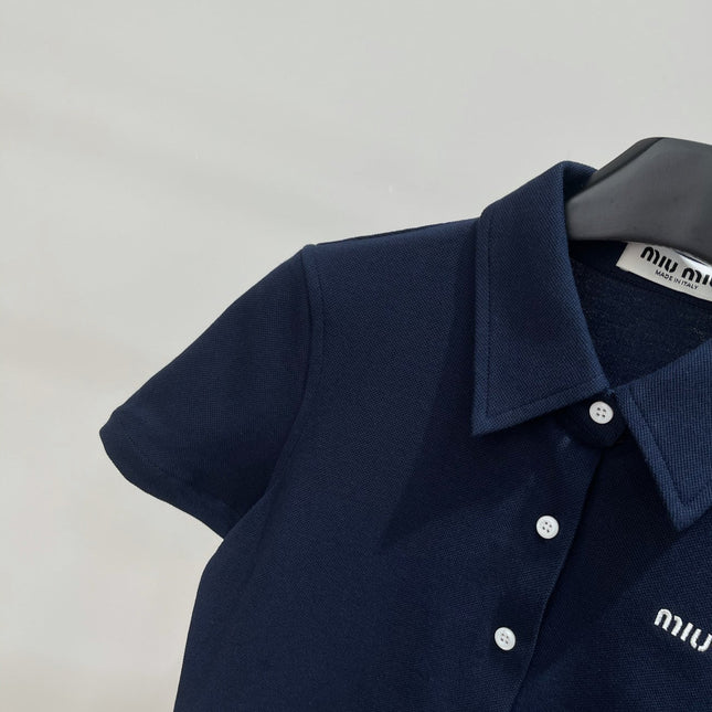 MIUMIU SHORT SLEEVE POLO SHIRT 273028
