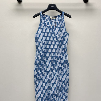 Fendi 25C Jacquard Midi Dress 228194