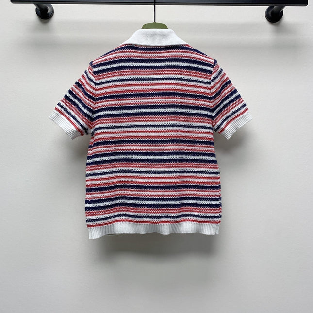 Gucci 25C Fine wool polo top 228202