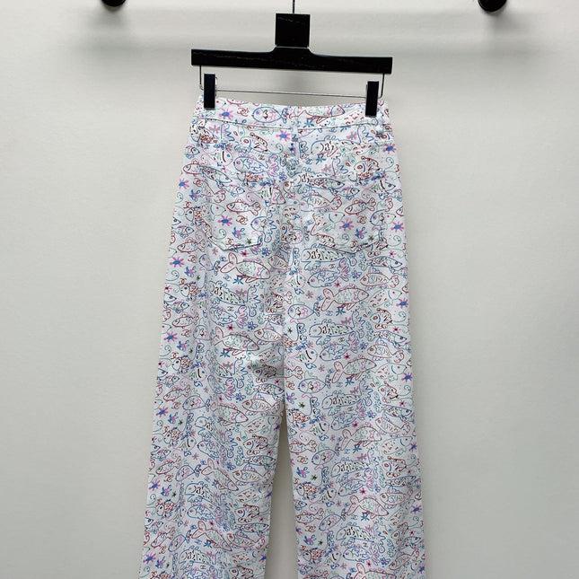 CC PRINTED JEANS 268027