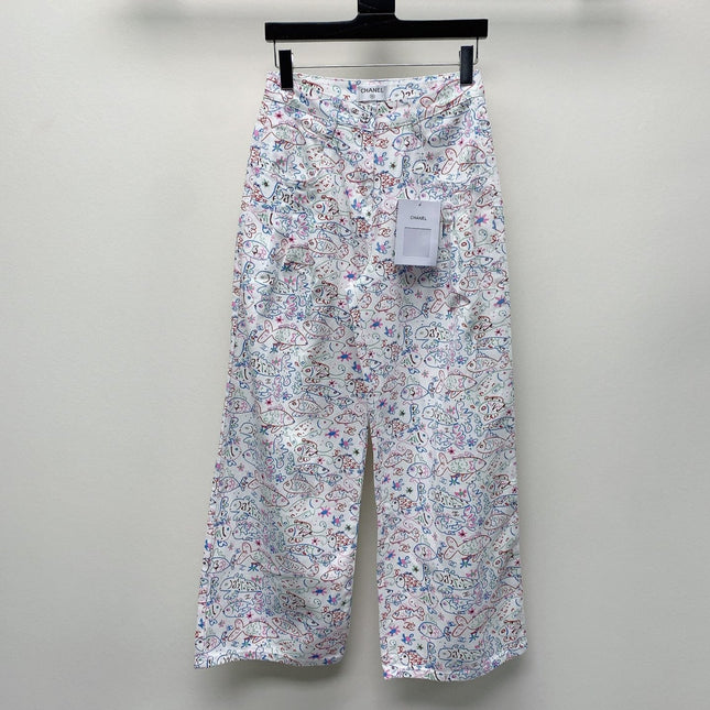 CC PRINTED JEANS 268027