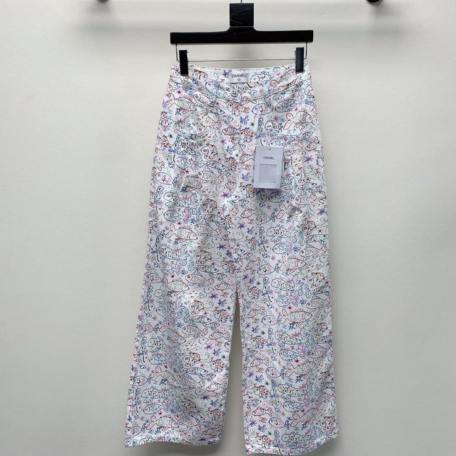 CC PRINTED JEANS 268027