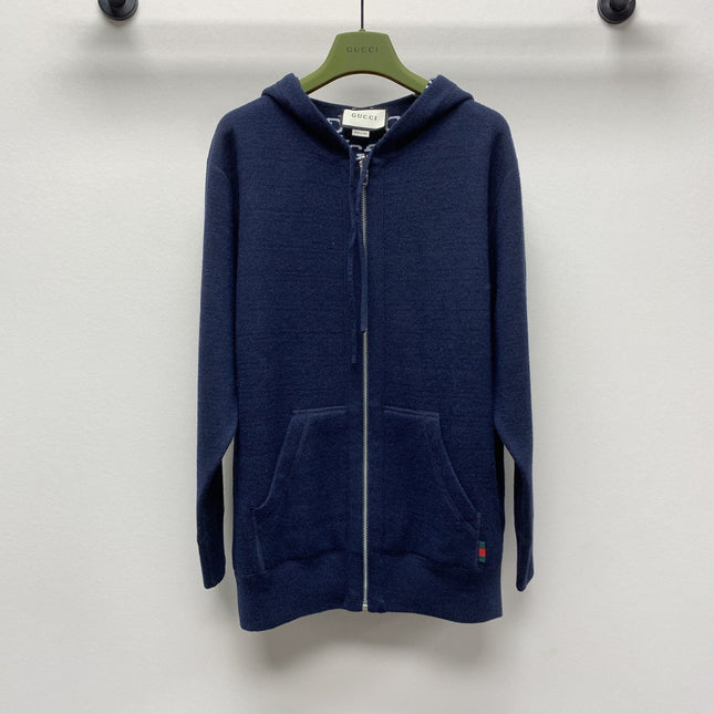 GUCCI ZIP-UP KNIT JACKET 232193