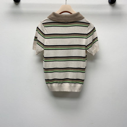 MIUMIU KNIT POLO SHIRT 268105